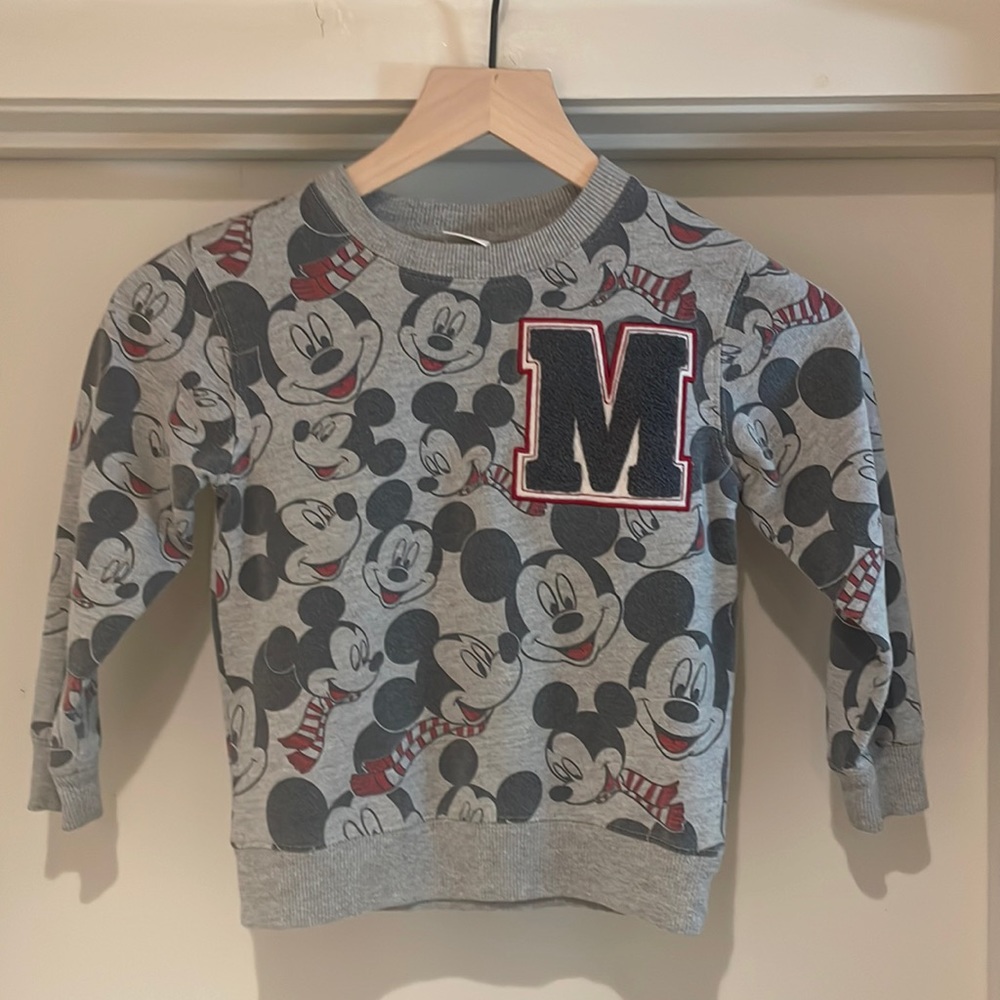 Disney Mickey Mouse Crew Neck Sweatshirt size 5T